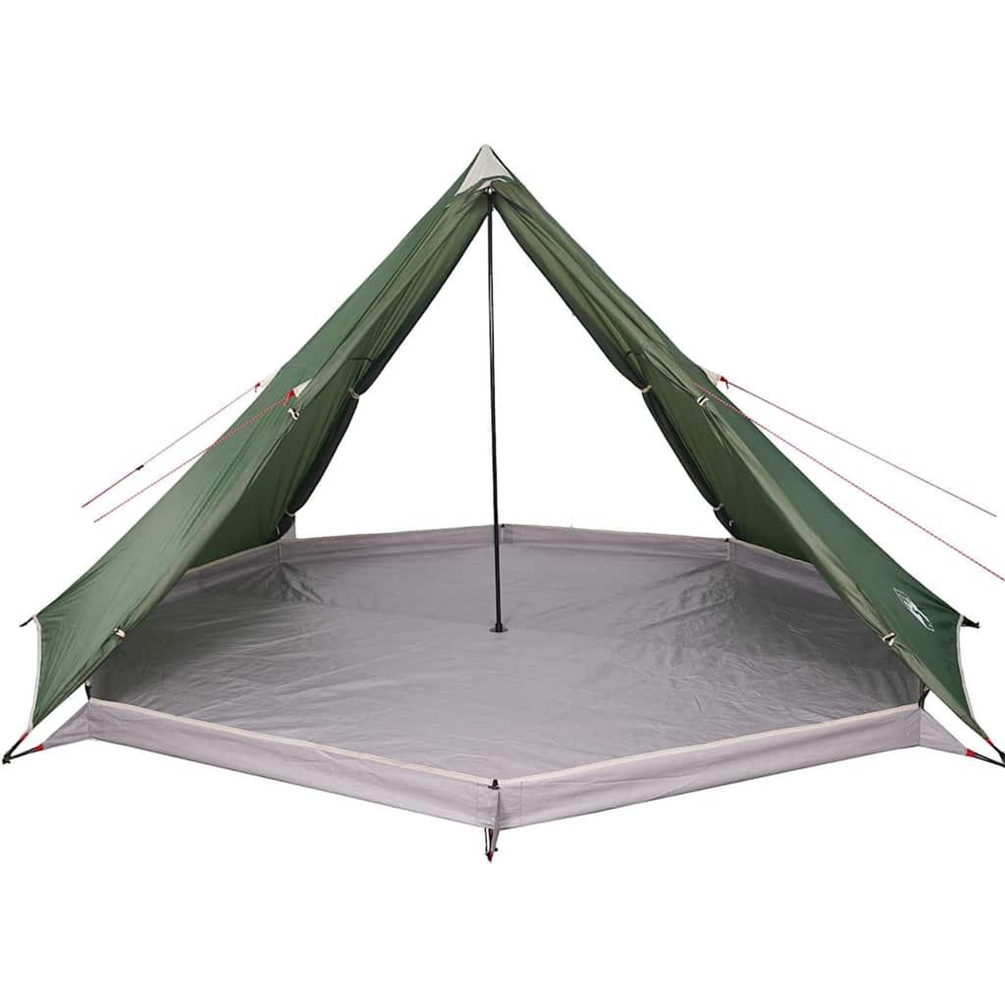 Voir la diapositive 4 : VIDAXL Tente familiale tipi 8 personnes vert impermeable
