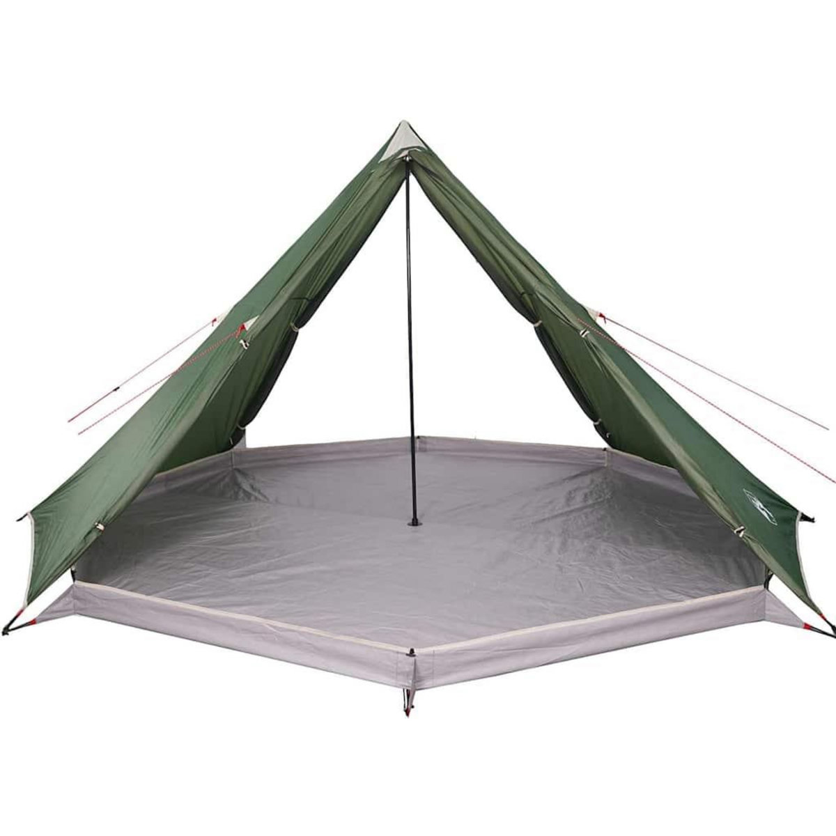 VIDAXL Tente familiale tipi 8 personnes vert impermeable