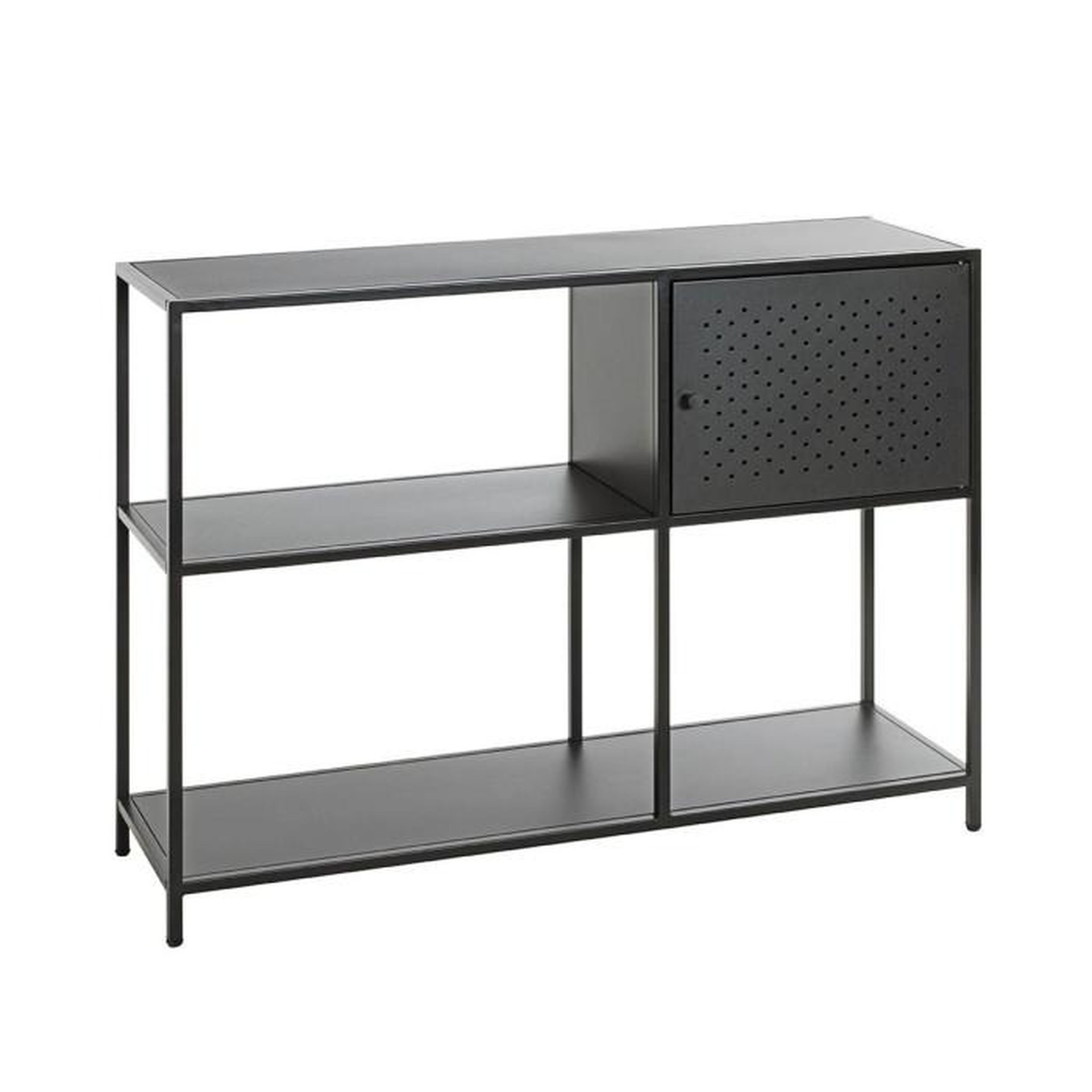 Paris Prix Buffet 3 Niveaux 1 Casier  Nelia II  100cm Noir