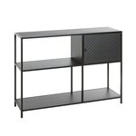 Paris Prix Buffet 3 Niveaux 1 Casier  Nelia II  100cm Noir