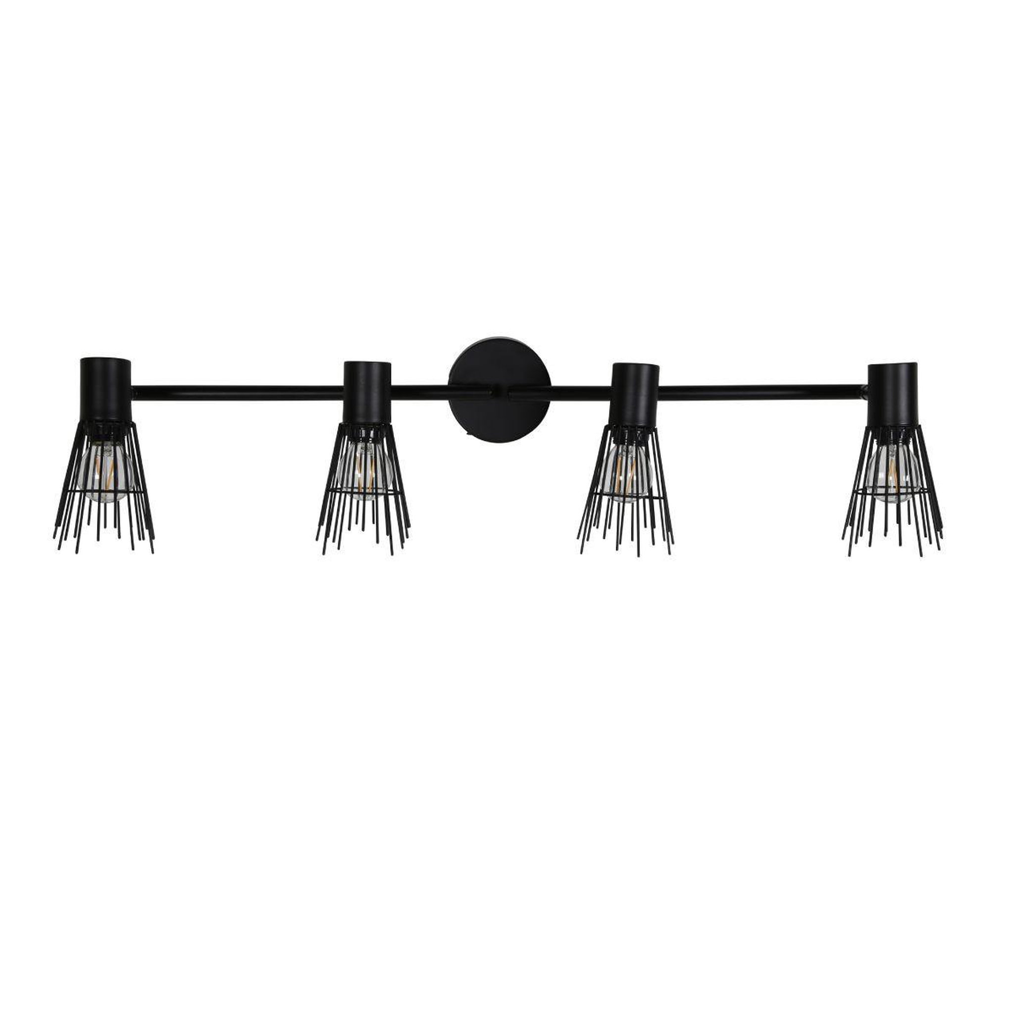 Paris Prix Applique murale 4 spots  pico  70cm noir
