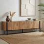 Voir la diapositive 4 : Habitat et Jardin Meuble TV en bois  Nexus  - 180 x 30 x 45 cm - Pin Atlantique / Noir