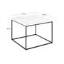 Voir la diapositive 6 : LISA DESIGN Alamosa - table basse - effet marbre blanc - 60 cm