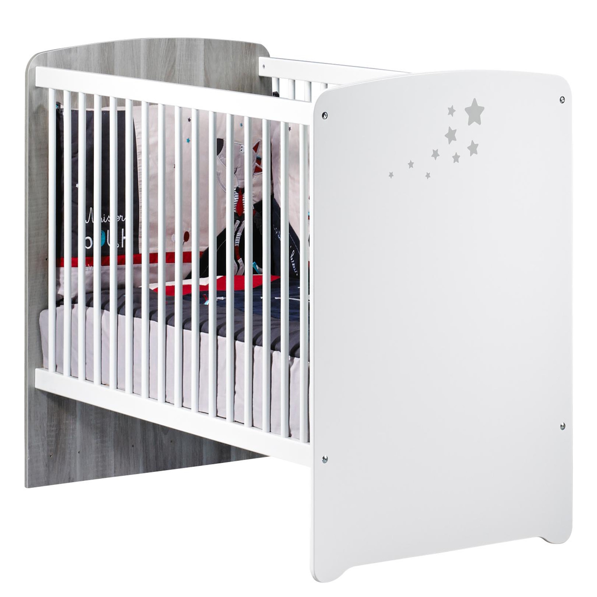 Voir la diapositive 1 : BABY PRICE Lit bébé 60x120 cm NEW NAO
