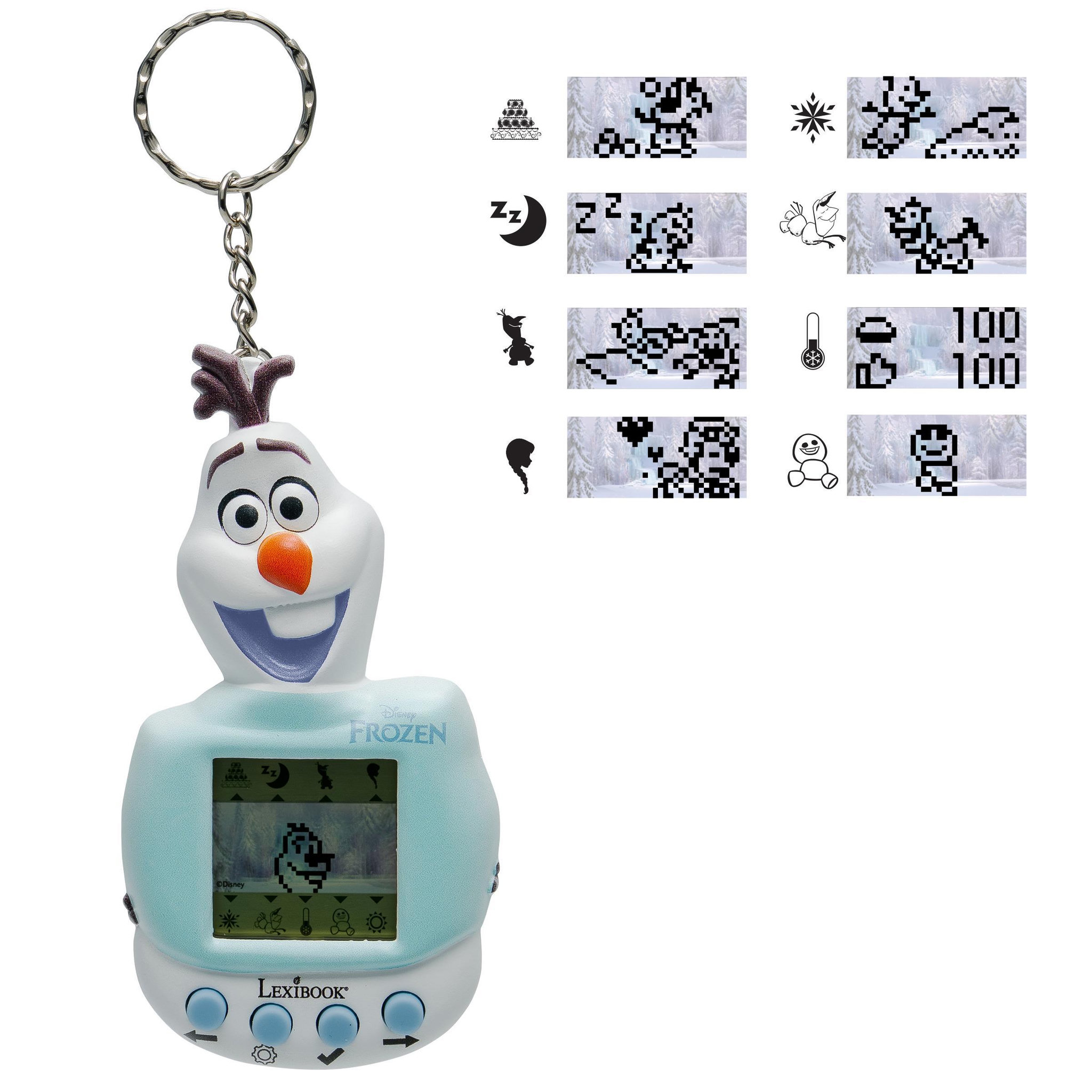 Voir la diapositive 2 : Lexibook Console My Best-E® comprenant 3 jeux de l'univers Disney La Reine des neiges