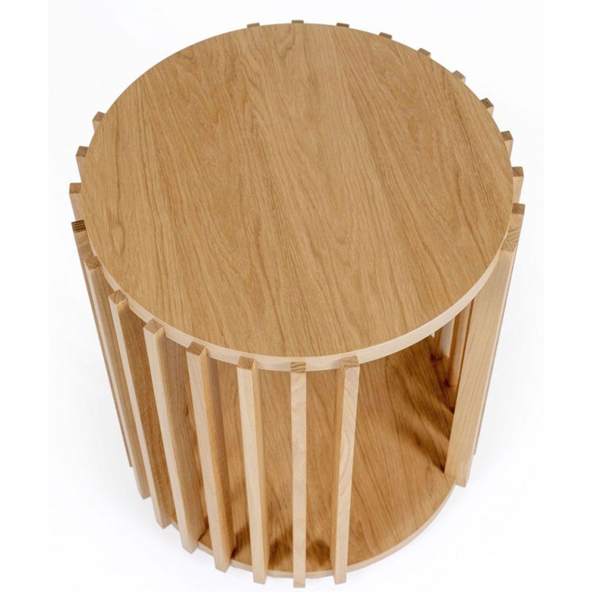Voir la diapositive 4 : Paris Prix Table d'appoint design  drume  58cm chêne