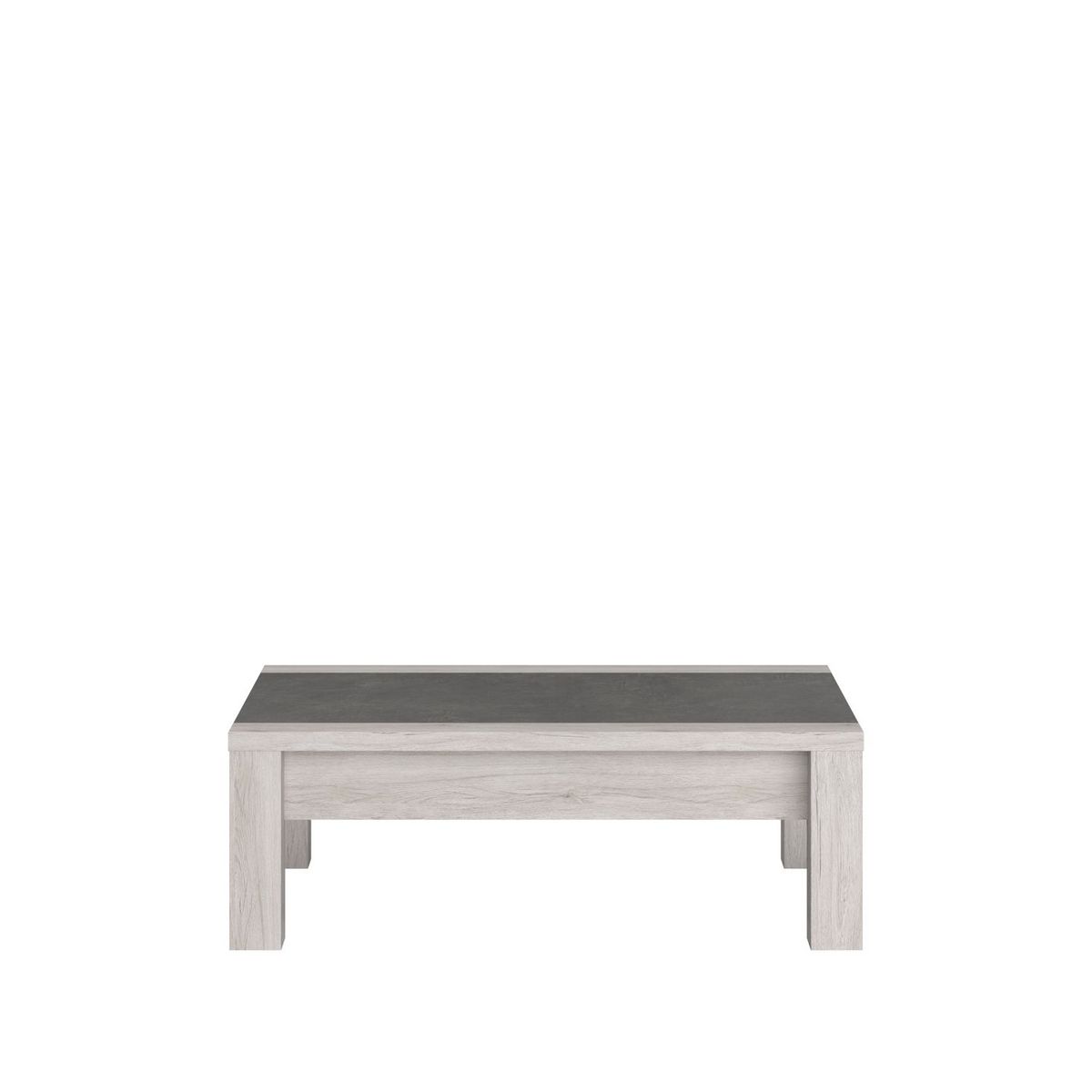 Table basse avec plateau coulissant L116 x H41 x P66cm MEL