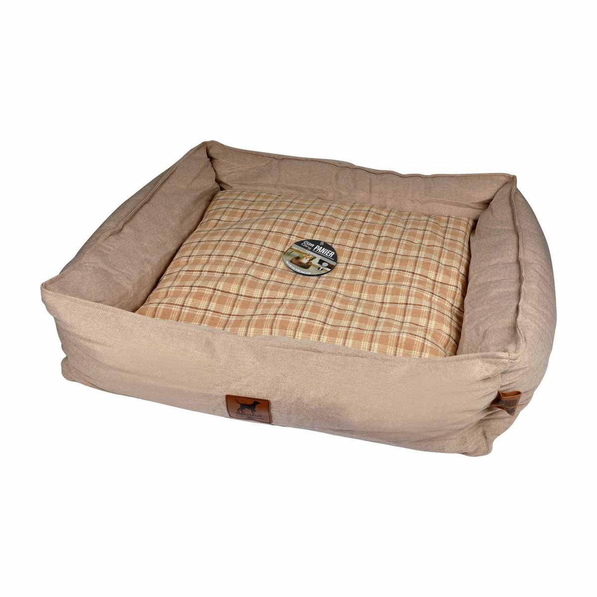 Voir la diapositive 5 : LOVE STORY Panier pour chien & chat  héritage  75cm écru