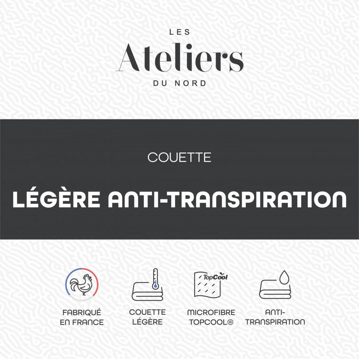 ATELIERS DU NORD Couette Légère et Anti-transpiration