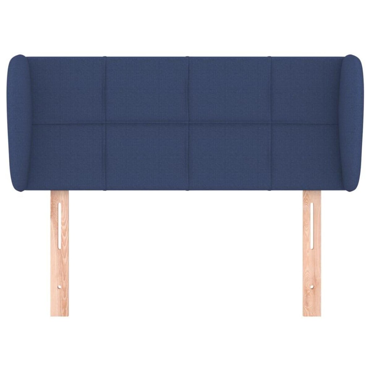 VIDAXL Tete de lit avec oreilles Bleu 93x23x78/88 cm Tissu