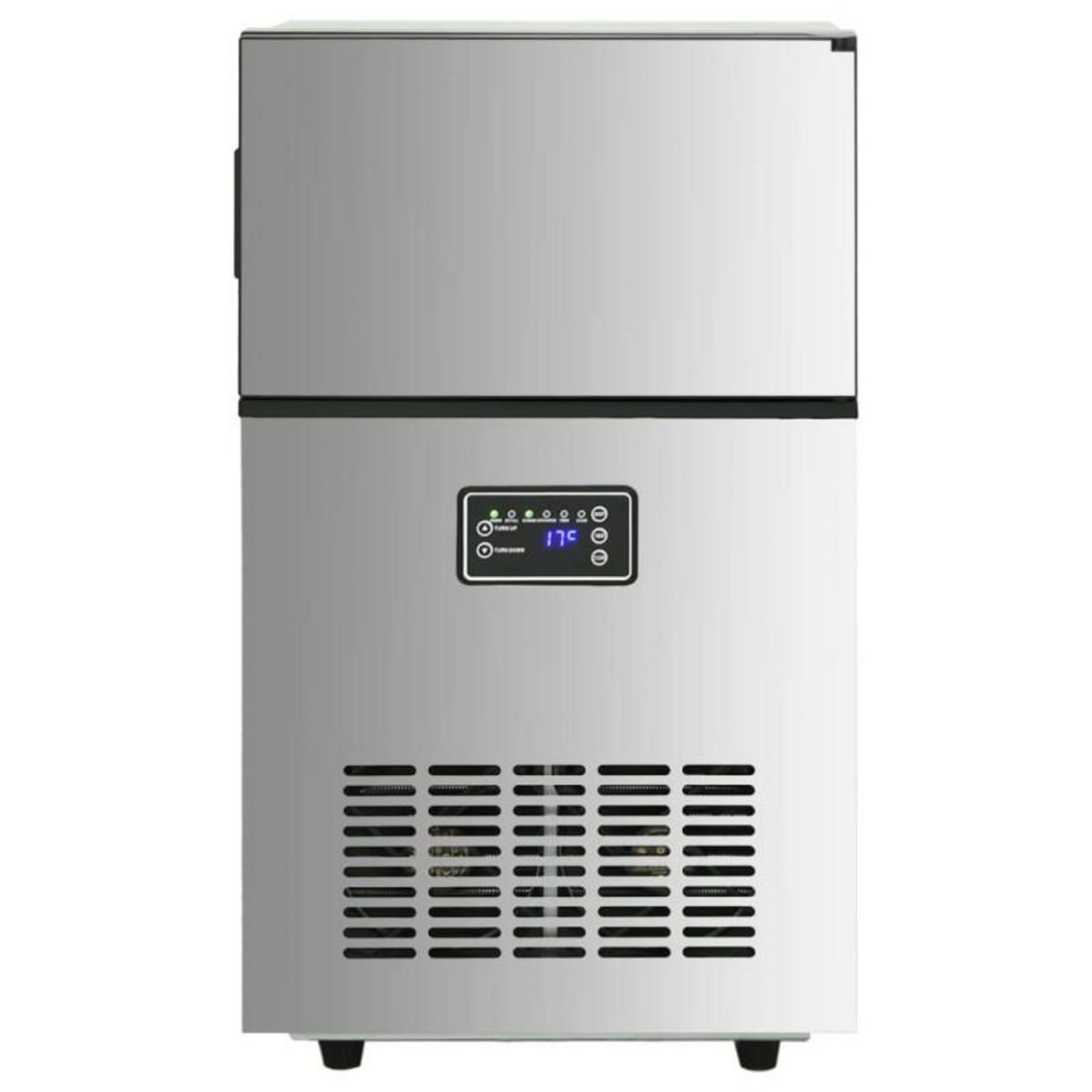 VIDAXL Appareil à glaçons argenté 45 kg 24 h