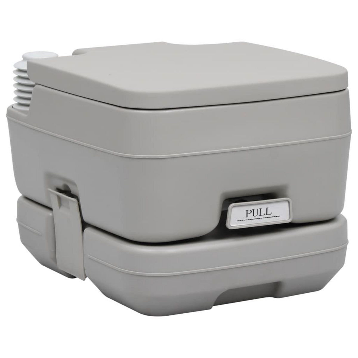 VIDAXL Toilette portable de camping Gris 10+10 L