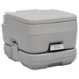 Voir la diapositive 1 : VIDAXL Toilette portable de camping Gris 10+10 L