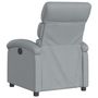 Voir la diapositive 5 : VIDAXL Fauteuil inclinable electrique Gris clair Tissu