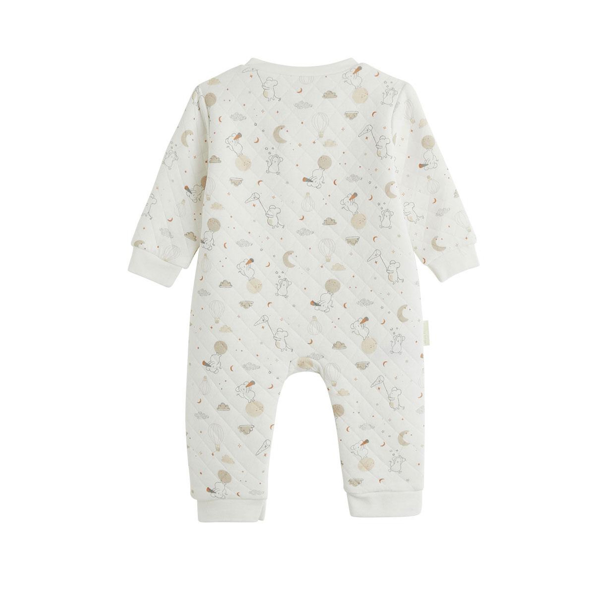Voir la diapositive 2 : Petit Béguin Combinaison bébé en molleton et chaussons eliah