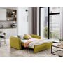 Voir la diapositive 2 : BEST MOBILIER Michelle - canapé droit 3 places convertible avec coffre en velours