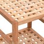 Voir la diapositive 5 : VIDAXL Etagere de salle de bain 35,5x35,5x79 cm Bois massif de noyer