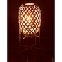 Voir la diapositive 3 : Paris Prix Lampadaire Déco en Bambou  Inaya  63cm Blanc