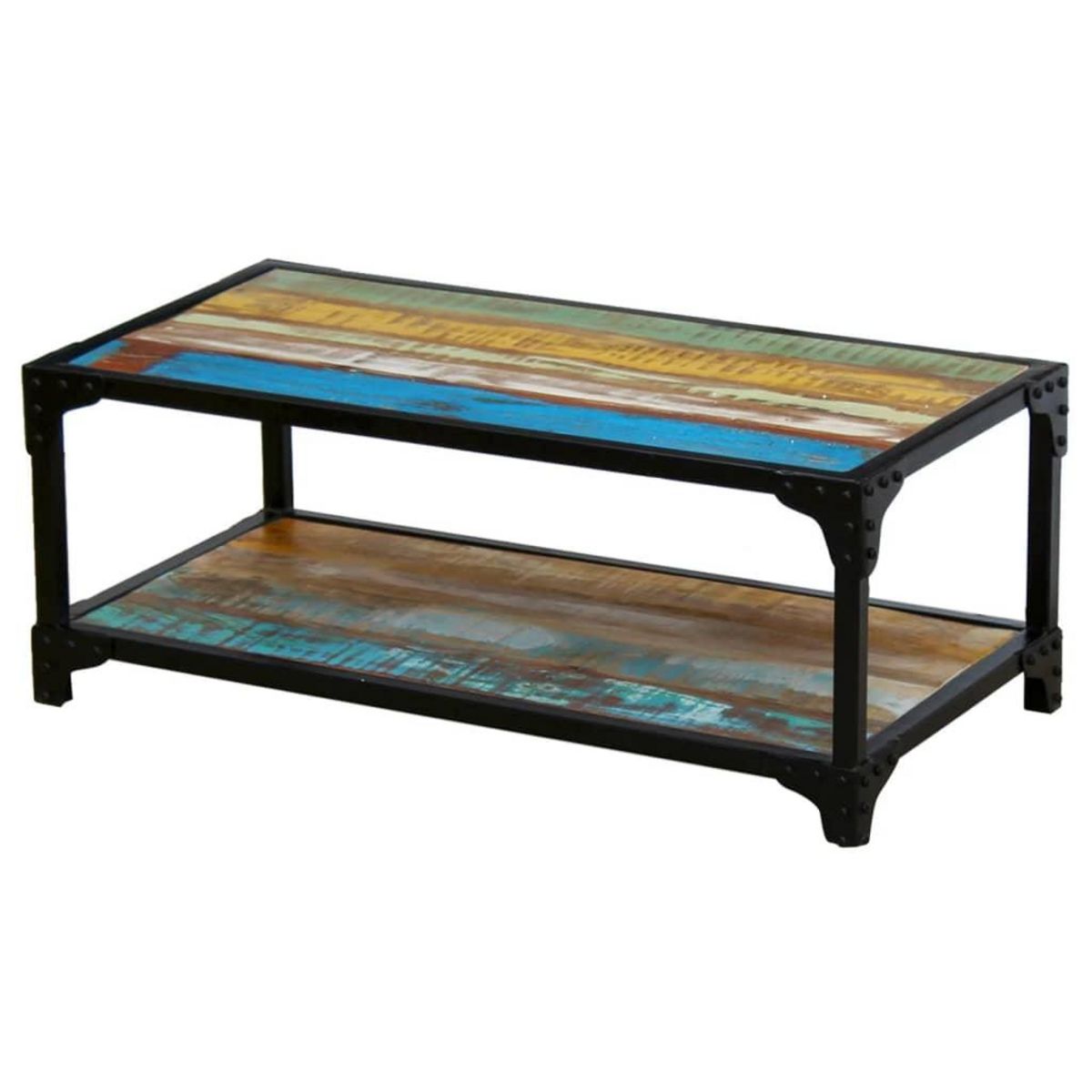 VIDAXL Table basse Bois de recuperation massif
