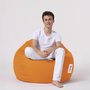 Voir la diapositive 5 : CONCEPT USINE Pouf poire d'extérieur 130x115cm orange OHAU