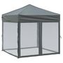 Voir la diapositive 2 : VIDAXL Tente de reception pliable avec parois Anthracite 2x2 m