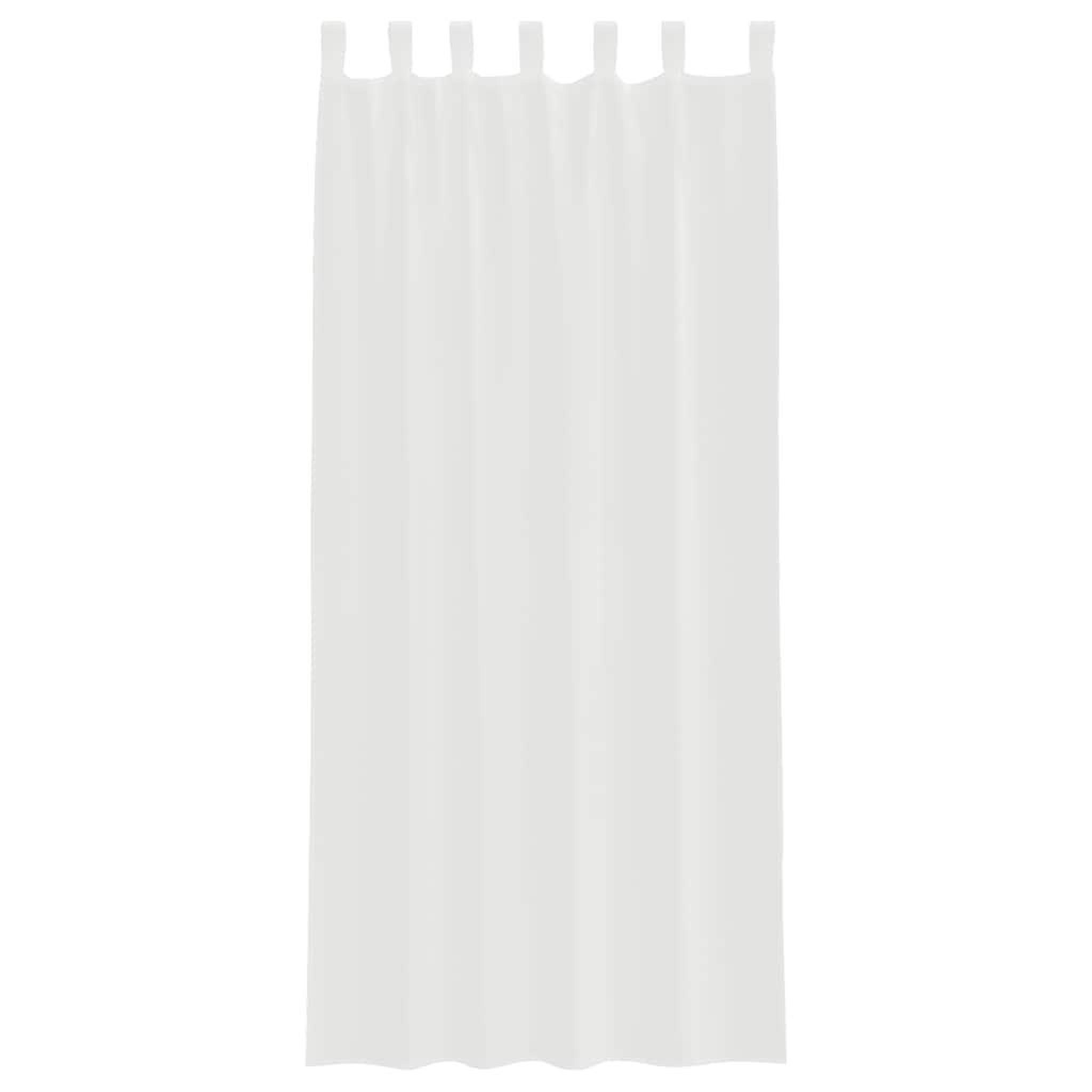 Voir la diapositive 4 : VIDAXL Rideaux en voile avec passe-tringles 2 pcs blanc