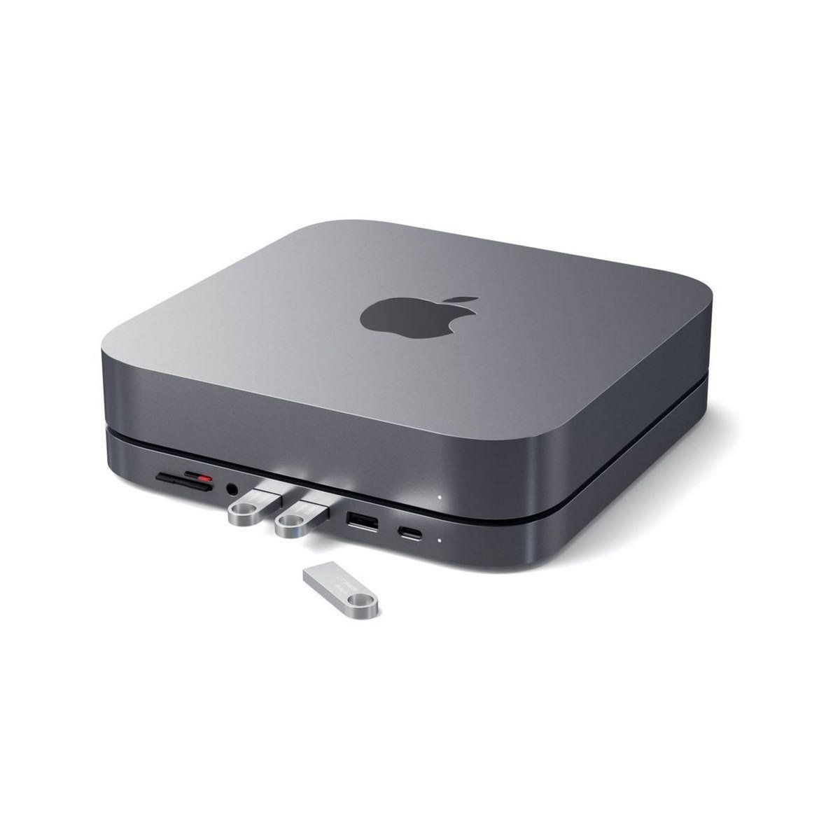 SATECHI Adaptateur USB USB-C pour Mac mini gris