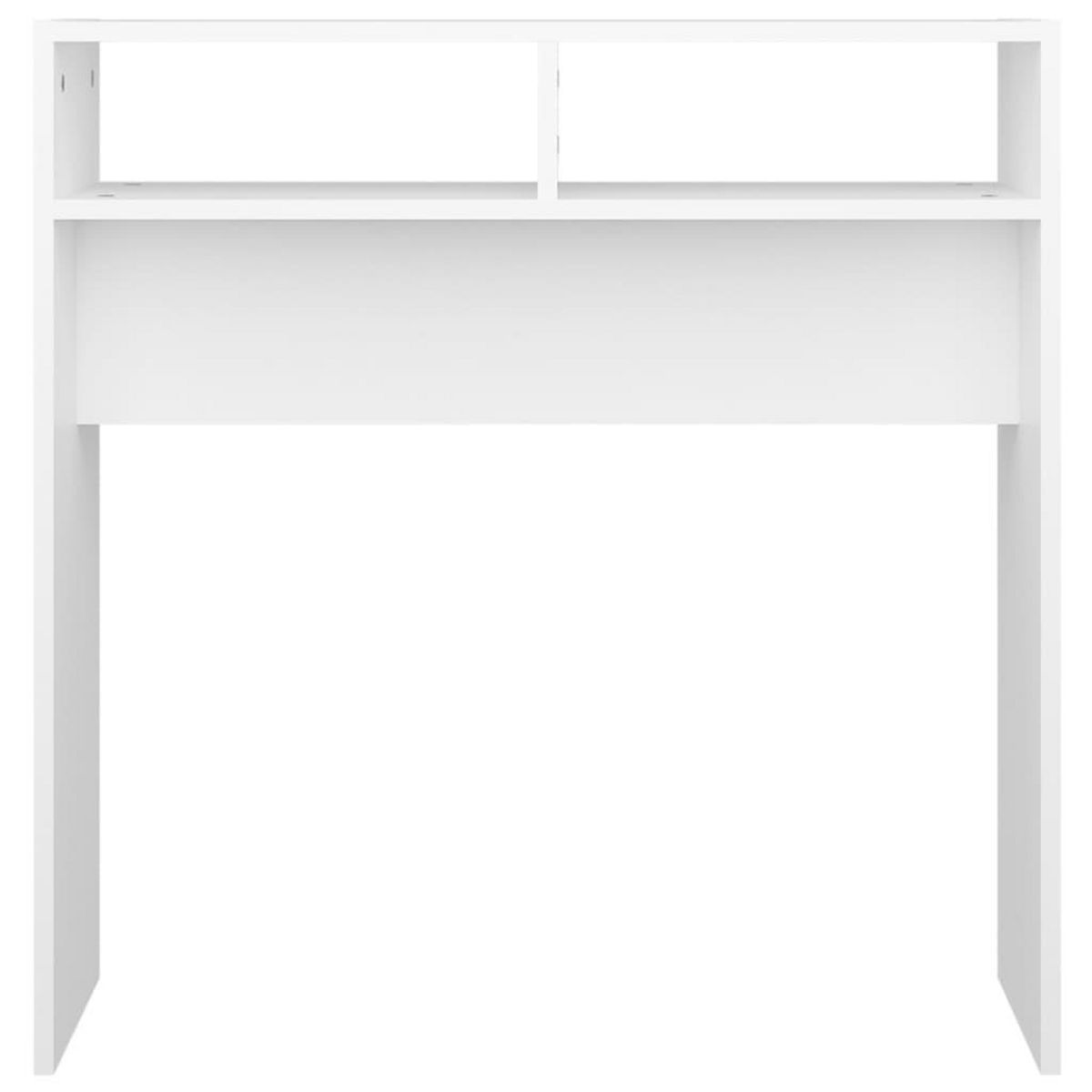 VIDAXL Table console blanc 78x30x80 cm bois d'ingenierie