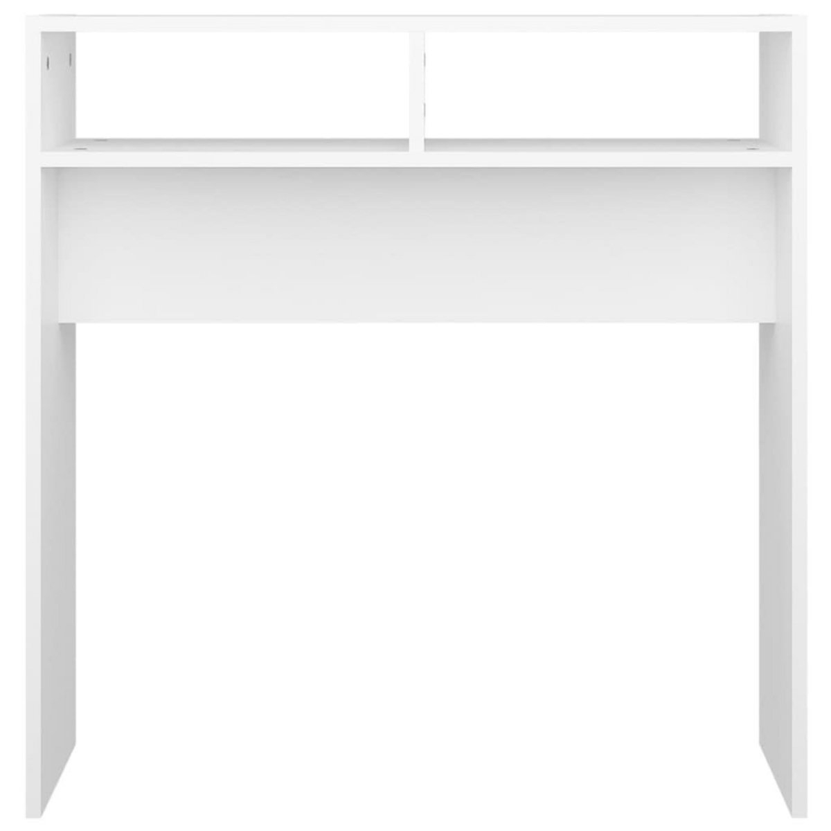 VIDAXL Table console blanc 78x30x80 cm bois d'ingenierie