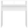 Voir la diapositive 5 : VIDAXL Table console blanc 78x30x80 cm bois d'ingenierie