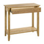 Voir la diapositive 2 : Paris Prix Console en Bois Avec Tiroir  Mani  75cm Chêne