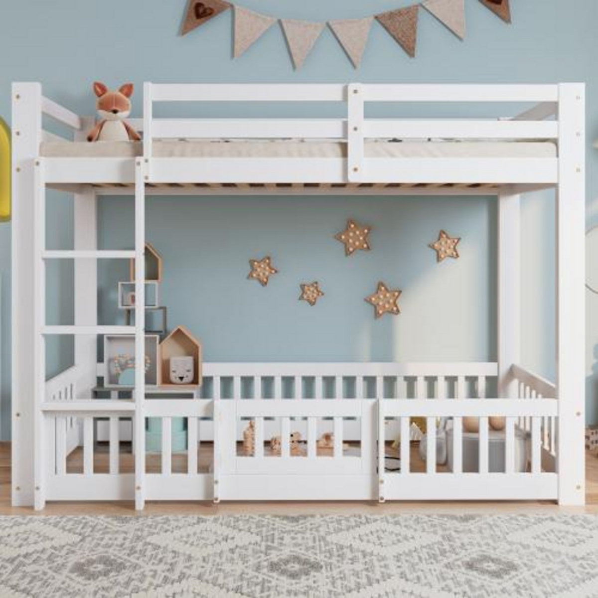 MERAX Lit superposé 90x200cm