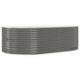 Voir la diapositive 2 : VIDAXL Lit sureleve de jardin Gris 212x140x68cm Acier enduit de poudre