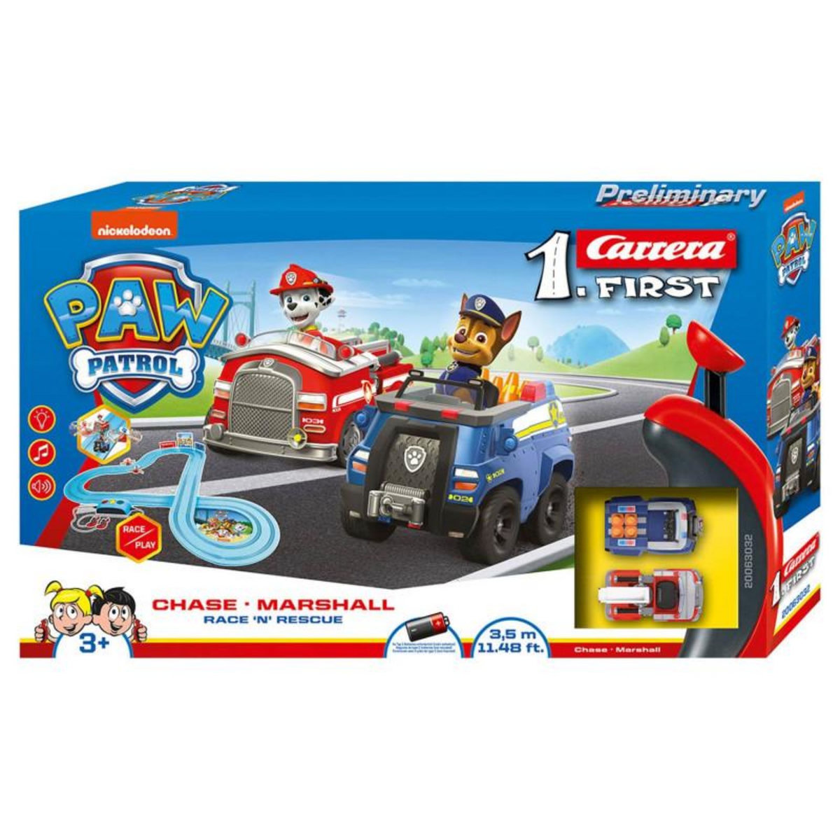 Carrera Carrera First Racetrack - PAW Patrol 'Race & Rescue' 20063032