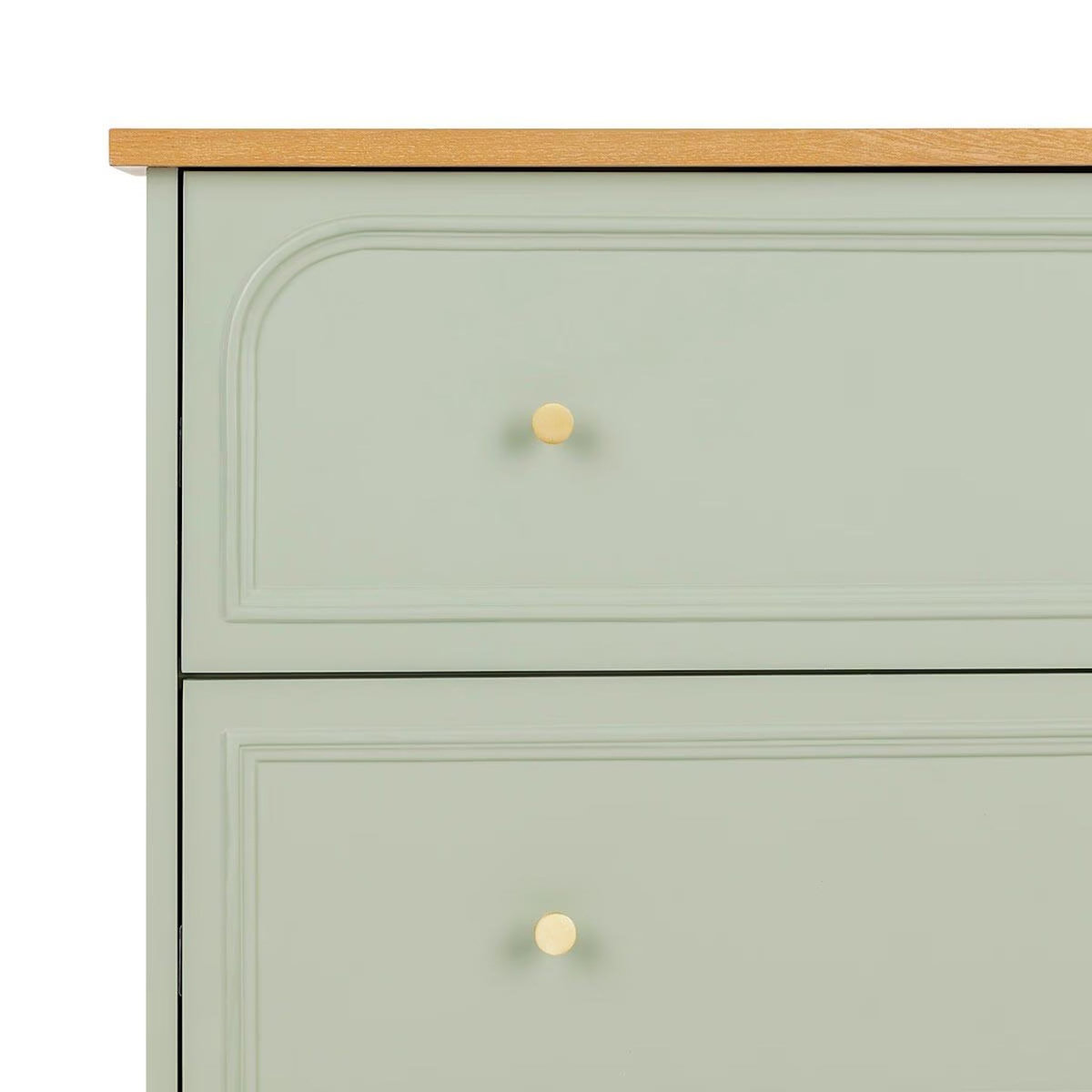 ATMOSPHERA Commode 3 Tiroirs  Mohéa  81cm Vert Céladon
