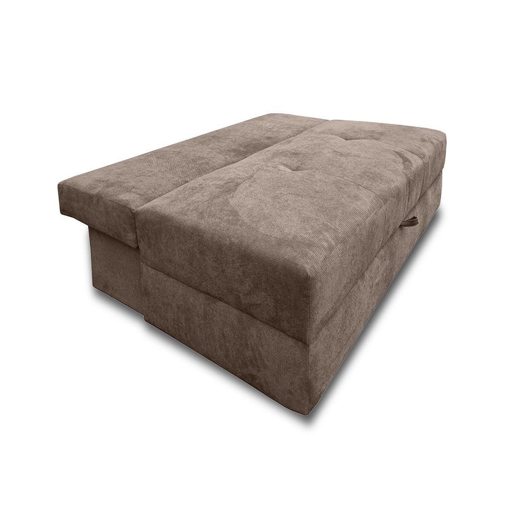 Voir la diapositive 4 : BEST MOBILIER Lucina - canapé droit 3 places - convertible avec coffre - en velours