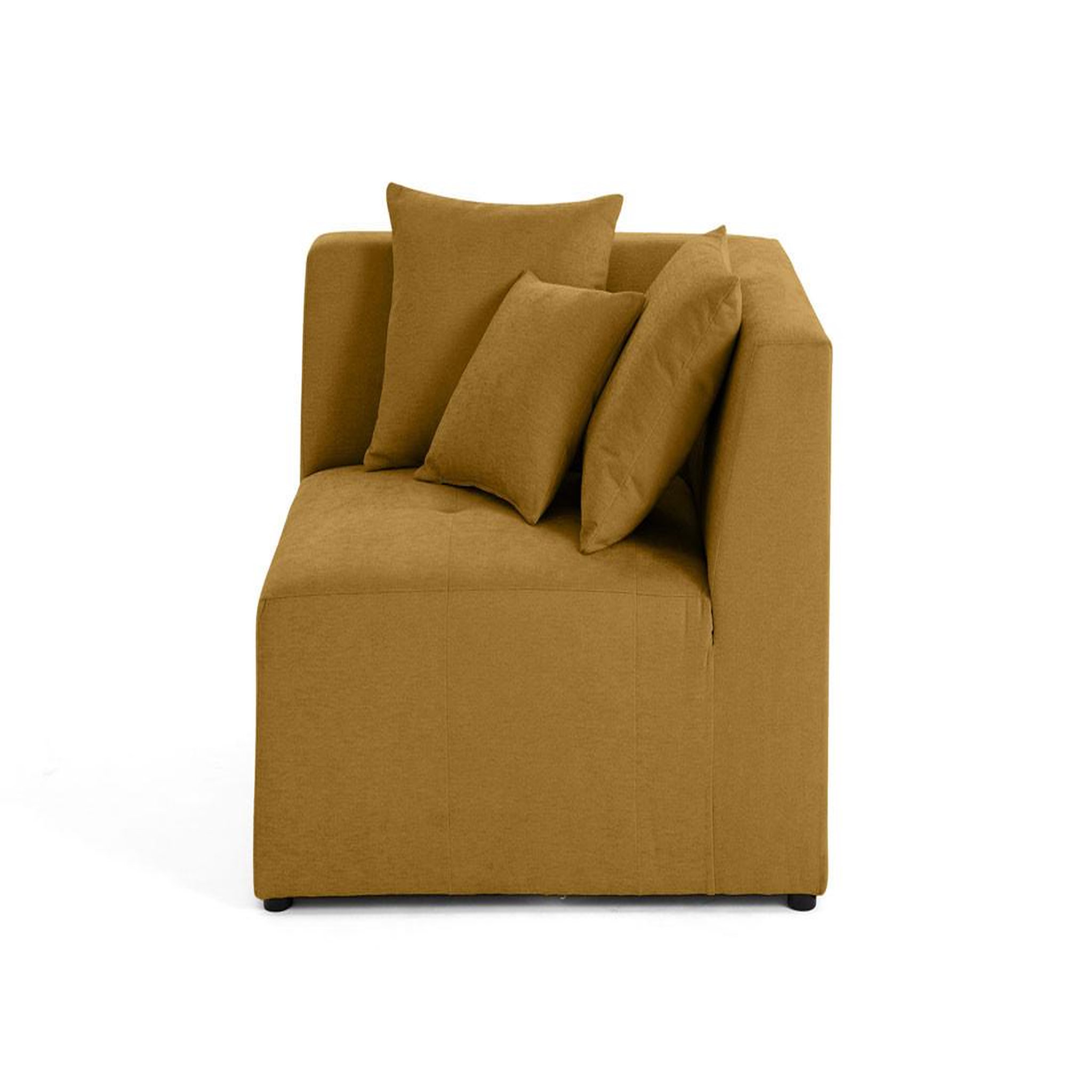 Voir la diapositive 3 : BEST MOBILIER Amalfi - module d'angle réversible - en tissu