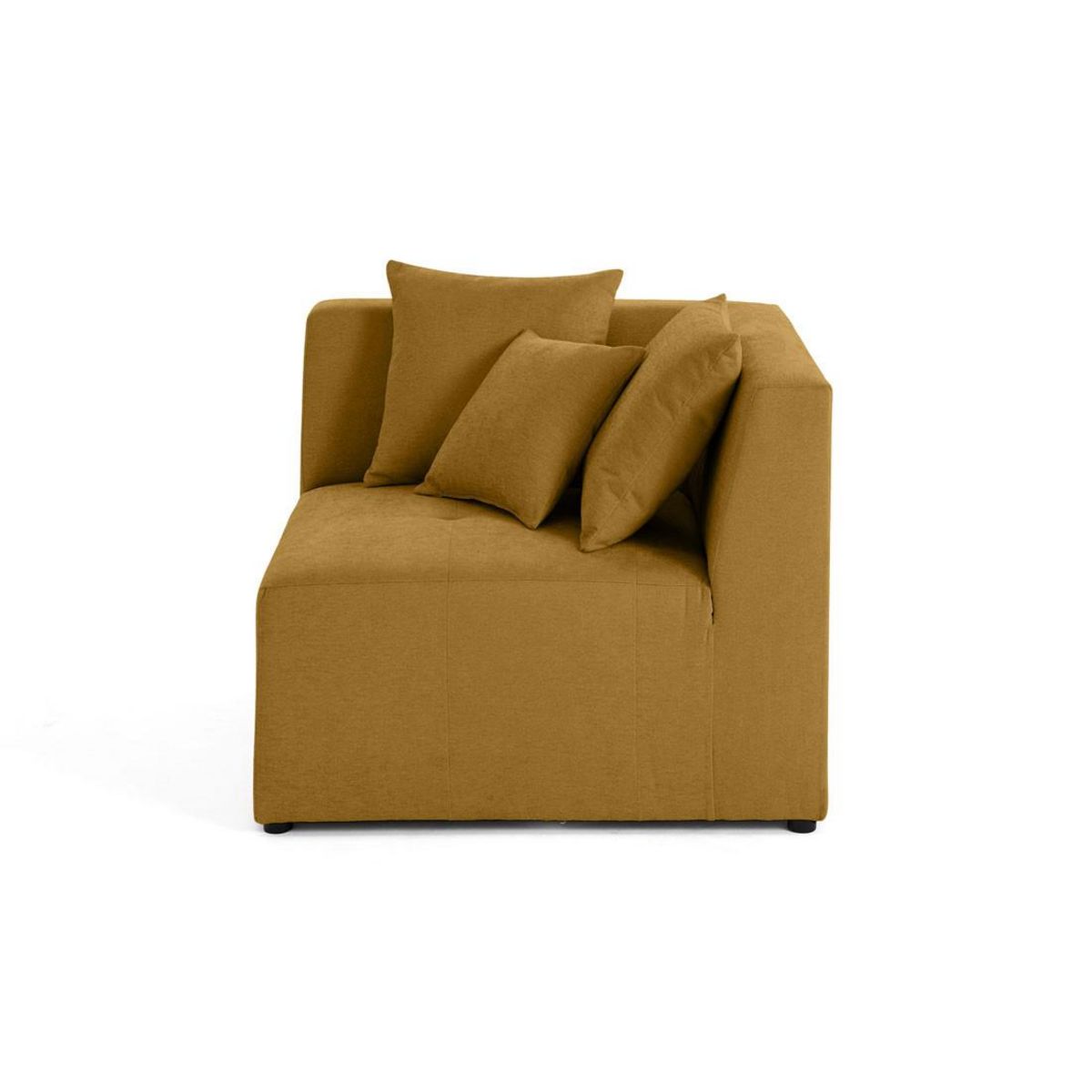 LISA DESIGN Amalfi - module d'angle réversible - en tissu