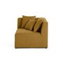 Voir la diapositive 3 : LISA DESIGN Amalfi - module d'angle réversible - en tissu