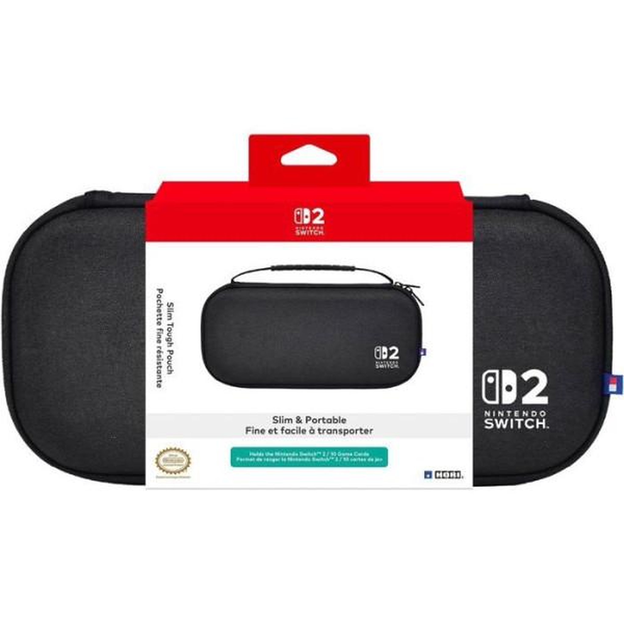 Voir la diapositive 2 : HORI Housse de transport - nintendo switch 2 - hori - protection rigide - noir