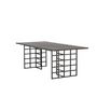 Voir la diapositive 5 : Paris Prix Table à Manger Design  Ystad  220cm Noir