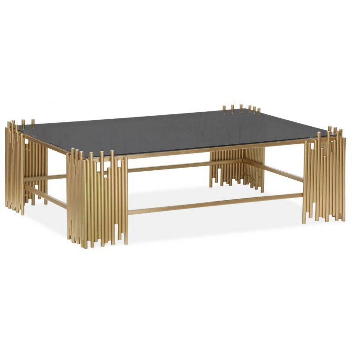 Paris Prix Table Basse Design  Manala  101cm Noir & Or