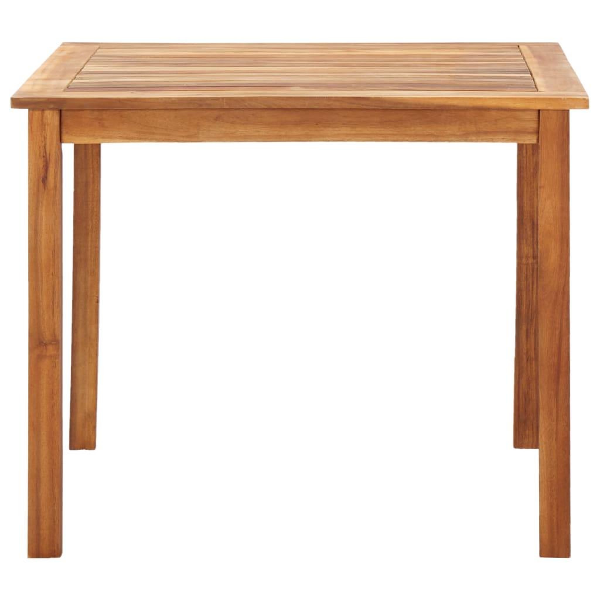 Voir la diapositive 4 : VIDAXL Mobilier a dîner 5 pcs resine tressee et bois d'acacia gris