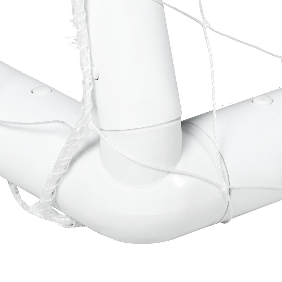 HOMCOM But de football cage de foot but futsal - dim. 2,4L x 0,9l x 1,8H m - PVC blanc