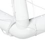 Voir la diapositive 6 : HOMCOM But de football cage de foot but futsal - dim. 2,4L x 0,9l x 1,8H m - PVC blanc