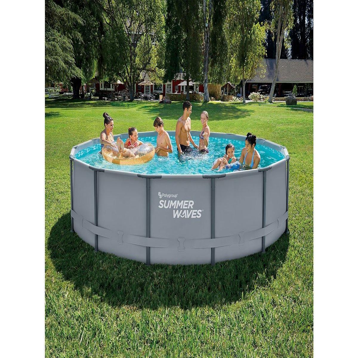 Habitat et Jardin Piscine tubulaire  FLIPO 1 - Ø 4.27 x 1.07 m