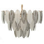 Voir la diapositive 2 : Paris Prix Lustre en Verre  Leafy  60cm Multicolore