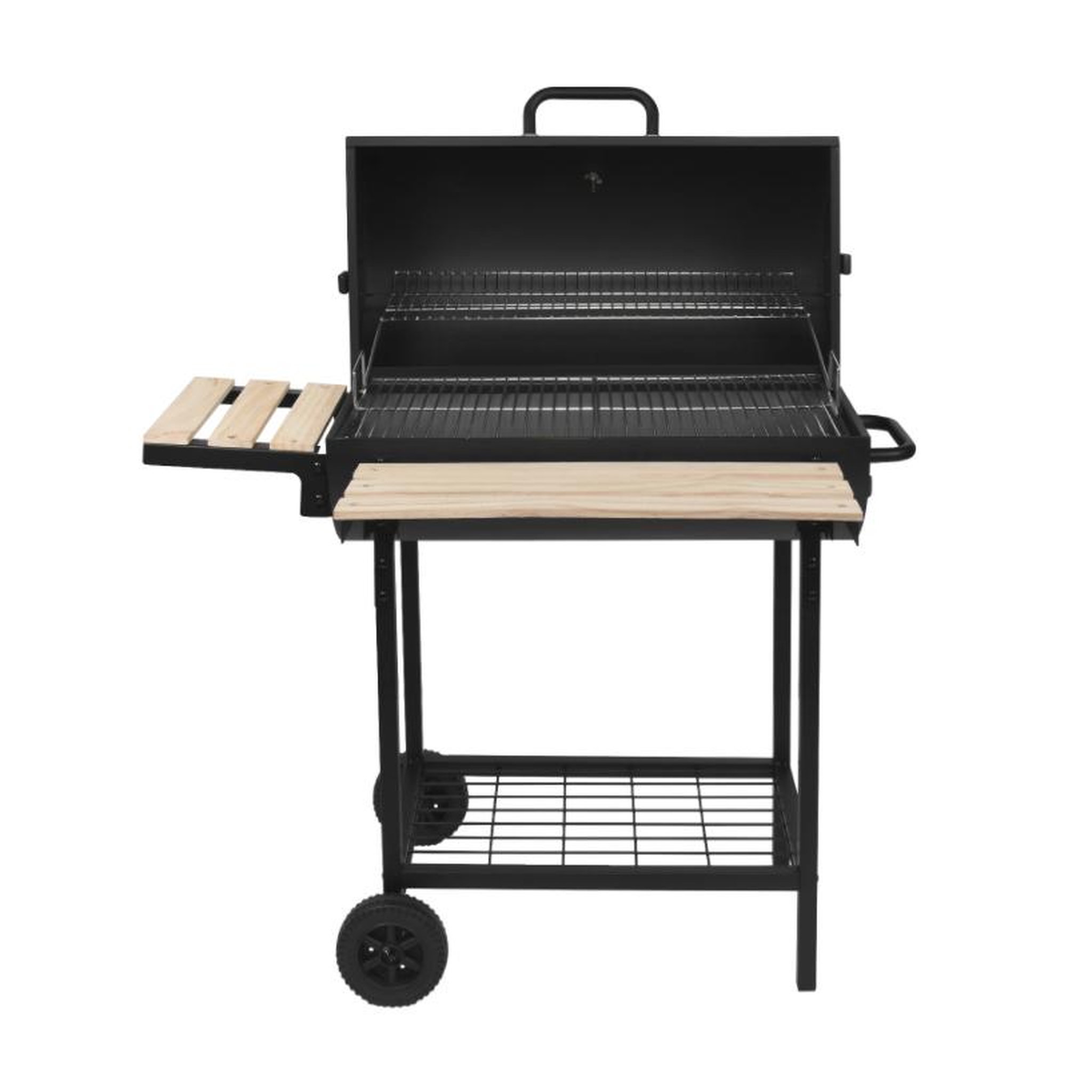 Voir la diapositive 1 : RED DECO Barbecue à charbon 76x33.5cm avec chariot - kentucky