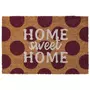 The Home Deco Factory Paillasson Coco 40x60 cm pois Home Sweet Home