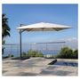 Voir la diapositive 1 : Parasol déporté carré orientable taupe 3x3m